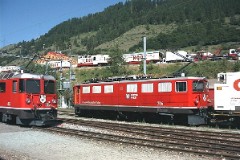 RhB (Rhätische Bahn), Scuol 18. July 2003